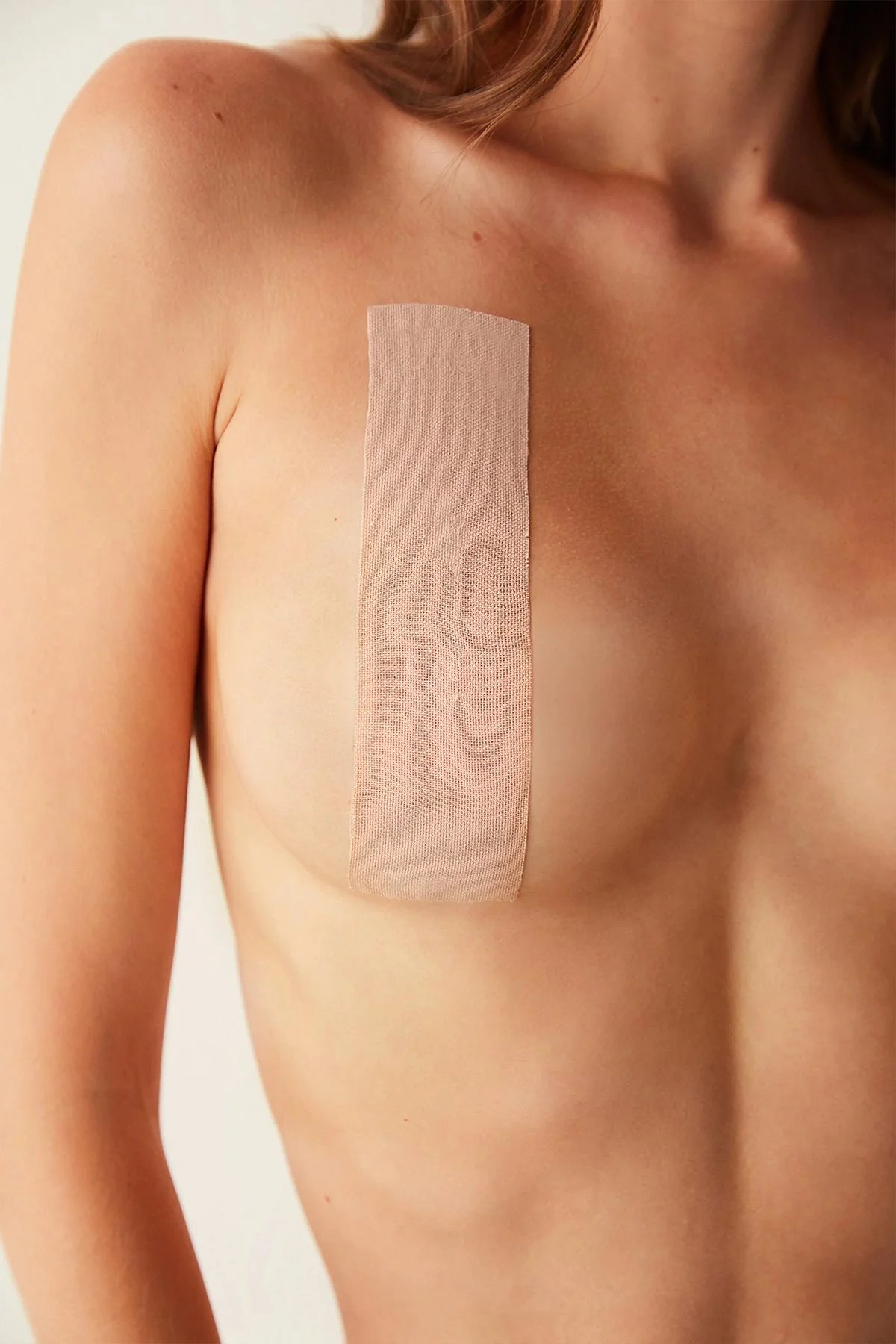 Yeni İnci Kadın Göğüs Bandı Nude - Detay Görünüm - LunaIntim